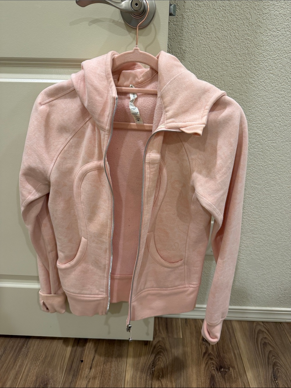 lululemon athletica Light Pink Full-Zip Hoodie Jacket